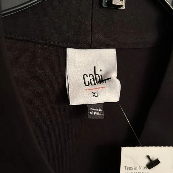 CAbi Ritzy Top In Black Style Number 4565 - Picture 4 of 4